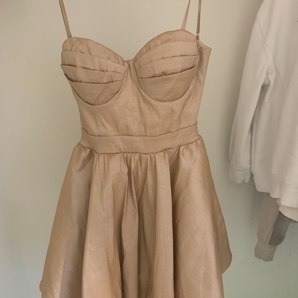 Zaida Formal Taffeta Skater Dress - Picture 1 of 7